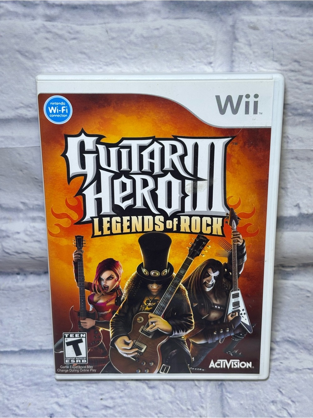 Guitar Hero 3 III Legends Of Rock (Nintendo Wii, 2006) CIB